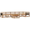 vidaXL Outdoor-Sofagarnitur 7 pcs Natur Massivholz Akazie