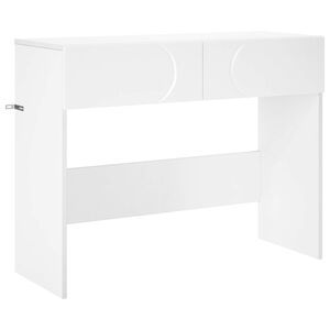 vidaXL Konsolentisch Wei&szlig; 96,5 x 38 x 75 cm Holzwerkstoff
