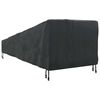 vidaXL Abdeckung f&uuml;r M&ouml;bel f&uuml;r den Outdoor Schwarz 195 x 76 x 82 cm
