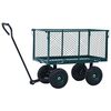 vidaXL Gartenwagen Grün 350 kg