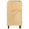 vidaXL Schrank SKI Honigbraun 80 x 46 x 81.5 cm Massives Kiefernholz