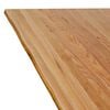 vidaXL Esstisch mit Baumkante 180x120x74 cm Massivholz Eiche Rechteckig