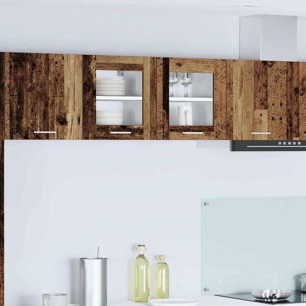 vidaXL H&auml;ngeschrank 2 pcs Altholz 40 x 31 x 40 cm Holzwerkstoff