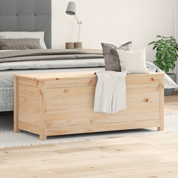 vidaXL Truhe 110x50x45,5 cm Massivholz Kiefer
