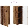 vidaXL TV-Schrankset Wandmontiert 2 pcs Altholz Holzwerkstoff