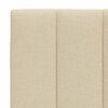 vidaXL Bettgestell ohne Matratze "Hanko" Creme 200x200 cm Stoff