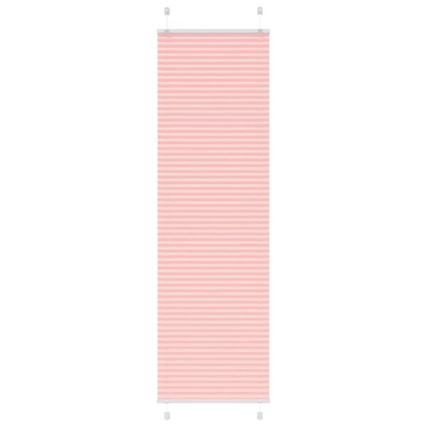 vidaXL Plissee Rosa 60x200 cm Stoffbreite 59,4 cm Polyester
