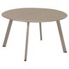 ProGarden Garten-Couchtisch 70x40 cm Matt-Taupe