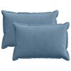 vidaXL Kissenbezug 2 stk. HOUTEN Blau 30 x 50 cm Cord