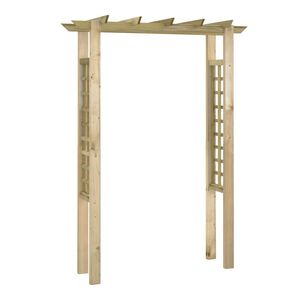 vidaXL Gartenlaube Rosenbogen 150 x 60 x 204 cm Holz Impr&auml;gniert