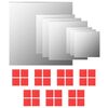 vidaXL 7-teiliges Wandspiegelset Quadratisch Glas