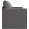 vidaXL Schlafsofa 110cm Grau Kunstleder