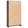 vidaXL Bücherregal Braun Eichen-Optik 80x24x143 cm Holzwerkstoff