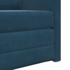 vidaXL Schlafsofa 60cm Blau Samt