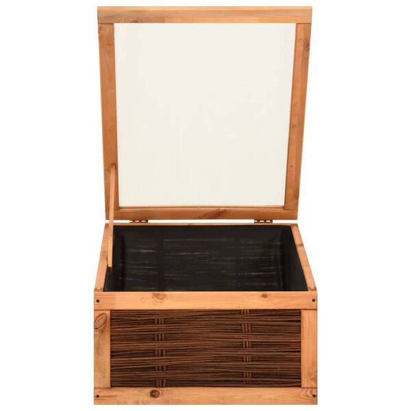 vidaXL Fr&uuml;hbeet 60x80x45 cm Kiefernholz und Weide