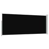 vidaXL Ausziehbare Seitenmarkise 120x300 cm Schwarz