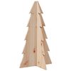 vidaXL Weihnachtsbaum Holz zum Schm&uuml;cken 69,5 cm Massivholz Kiefer