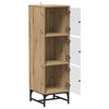 vidaXL Sideboard Artisan-Eiche 35 x 37 x 117 cm