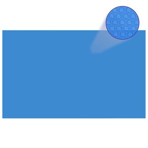 Rechteckige Pool-Abdeckung 260 x 160 cm PE Blau