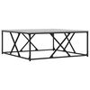 vidaXL Couchtisch Grau Sonoma 100x100x40 cm Holzwerkstoff