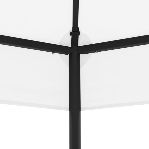 vidaXL Gartenpavillon 323x275x265 cm Weiß 180 g/m²