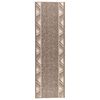 vidaXL Teppichl&auml;ufer FLORNES Gewebt Taupe PP 7 mm