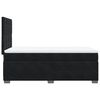 vidaXL Boxspringbett mit Matratze Schwarz 100x200 cm Samt