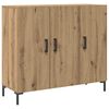 vidaXL Sideboard Artisan-Eiche 90x34x80 cm Holzwerkstoff