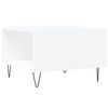 vidaXL Couchtisch Weiß 55x55x36,5 cm Holzwerkstoff