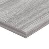 vidaXL Wandregale 4 Stk. Grau Sonoma 100x20x1,5 cm Holzwerkstoff