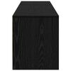vidaXL Fernsehschrank mit LED Schwarze Eiche 165 x 34 x 40 cm