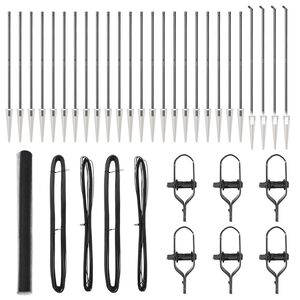 vidaXL Zaunpfosten Grau