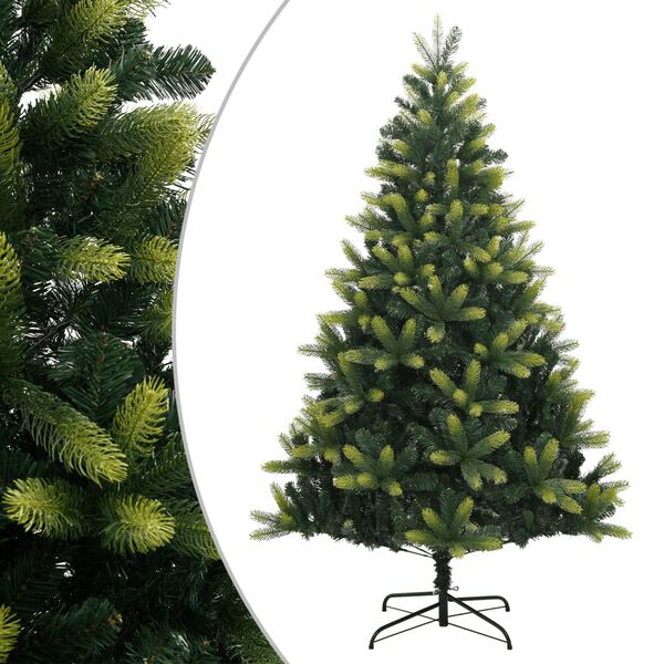vidaXL Künstlicher Weihnachtsbaum Klappbar mit Ständer 150 cm