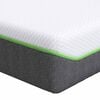 vidaXL Matratze Wei&szlig; und Grau 140 x 190 cm Jacquard-Stoff