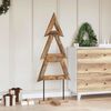 vidaXL Weihnachtsbaum mit St&auml;nder Braun 149,5 cm Massivholz Teak