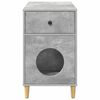vidaXL Katzenhaus Beton 72 x 42,5 x 70 cm Holzwerkstoff