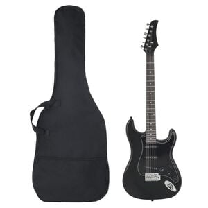 vidaXL E-Gitarre f&uuml;r Anf&auml;nger mit Tasche Schwarz 4/4 39"