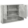 vidaXL Spiegelschrank mit T&uuml;r Beton Grau 80 x 17 x 55 cm Holzwerkstoff