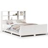 vidaXL Massivholzbett ohne Matratze Wei&szlig; 160x200 Kiefernholz