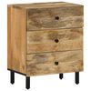 vidaXL Nachttisch 50x33x60 cm Massivholz Mango
