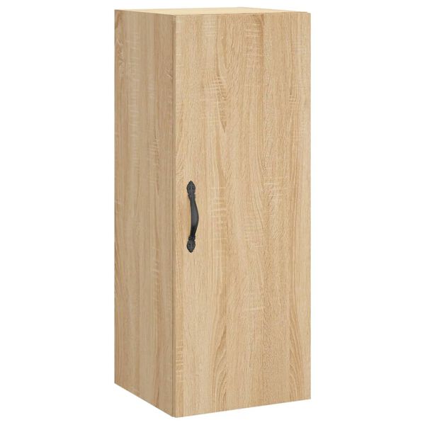 vidaXL Wandschrank Sonoma-Eiche 34,5x34x90 cm Holzwerkstoff