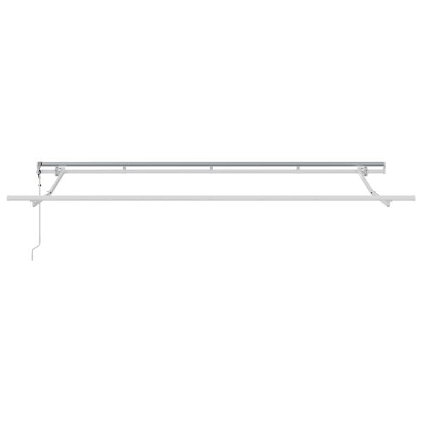 vidaXL Einziehbare Markise Anthrazit 400 x 200 cm Stoff