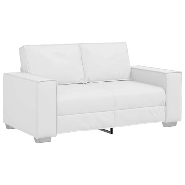 vidaXL Sofa Weiß 160 x 78 x 84 cm Stoff