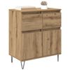 vidaXL Sideboard Artisan-Eiche 60 x 35 x 70 cm Verbundholz und Eisen