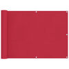vidaXL Balkonsichtschutz Bordeauxrot 75 x 300 cm Oxford-Stoff