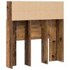 vidaXL Kopfteil Schrank Altholz 100 x 19 x 103,5 cm Holzwerkstoff