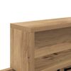 vidaXL Wandmontierter nachttisch Artisan-Eiche 100 x 12 x 43,5 cm