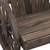 vidaXL Adirondack-Gartenstuhl 2-Sitzer Massivholz Tanne