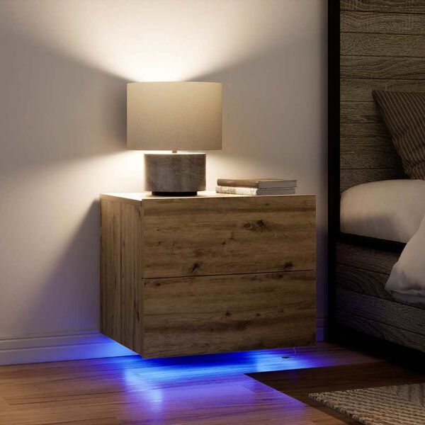 vidaXL Nachttisch Artisan-Eiche 50 x 39 x 41 cm Holzwerkstoff