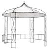 vidaXL Pavillon 300 x 290 cm Wei&szlig; Rund